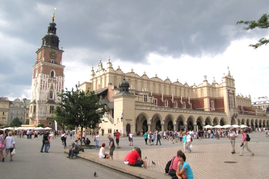 Krakow's Main Market Square